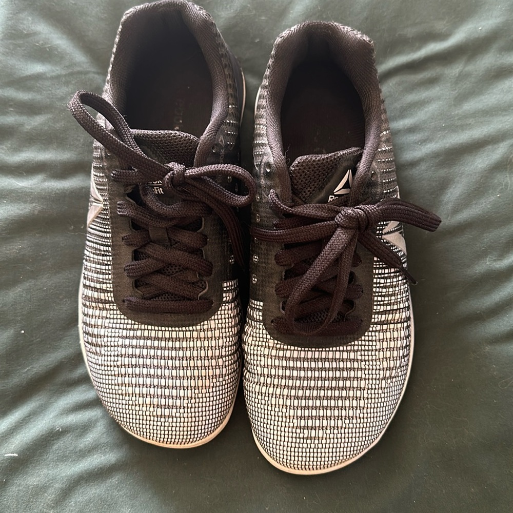 Reebok CrossFit Nano 7 BS8352 Lace-Up Running Shoes Black Women's US 6.5